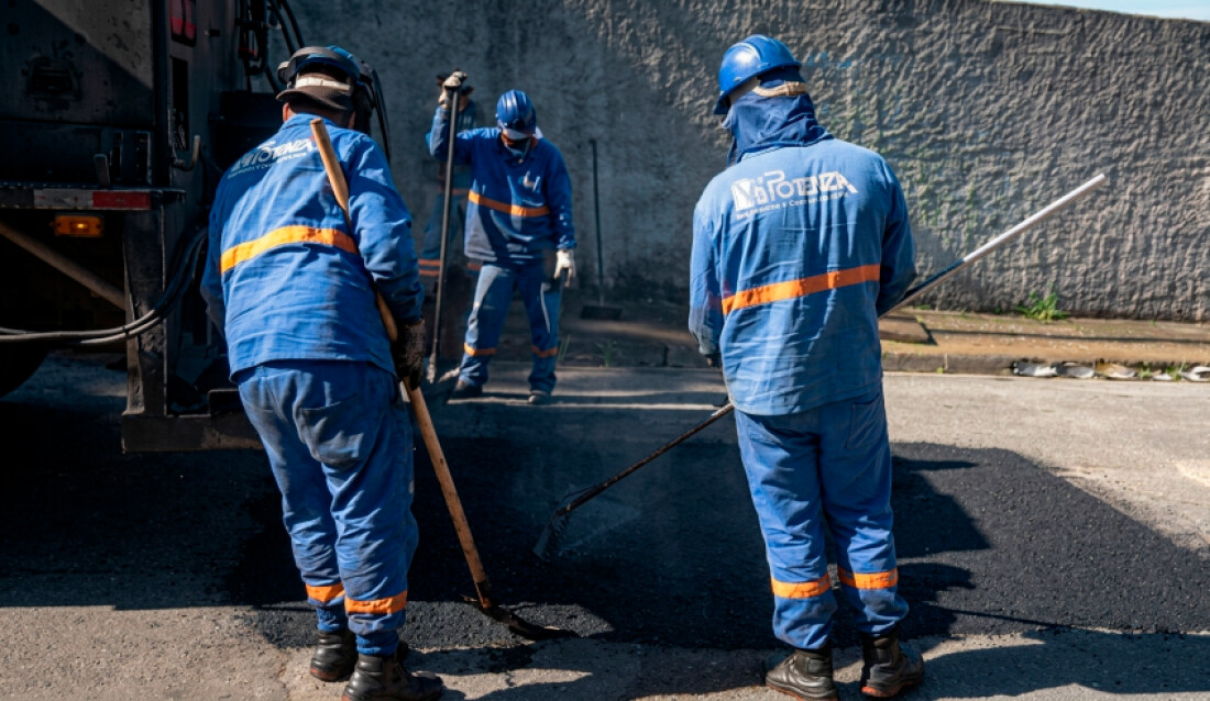 Mega Operação conclui o primeiro final de semana com 423 buracos tapados em Cezar de Souza