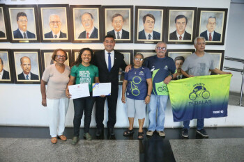 Legislativo aplaude “Projeto Pedalar” por prêmio nacional