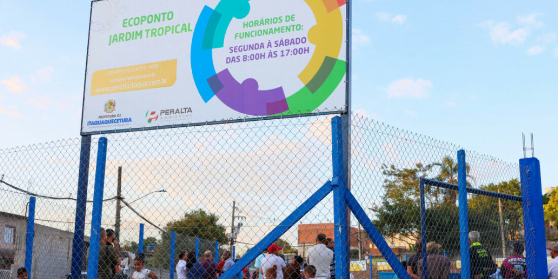 Ecoponto é inaugurado no Jardim Tropical