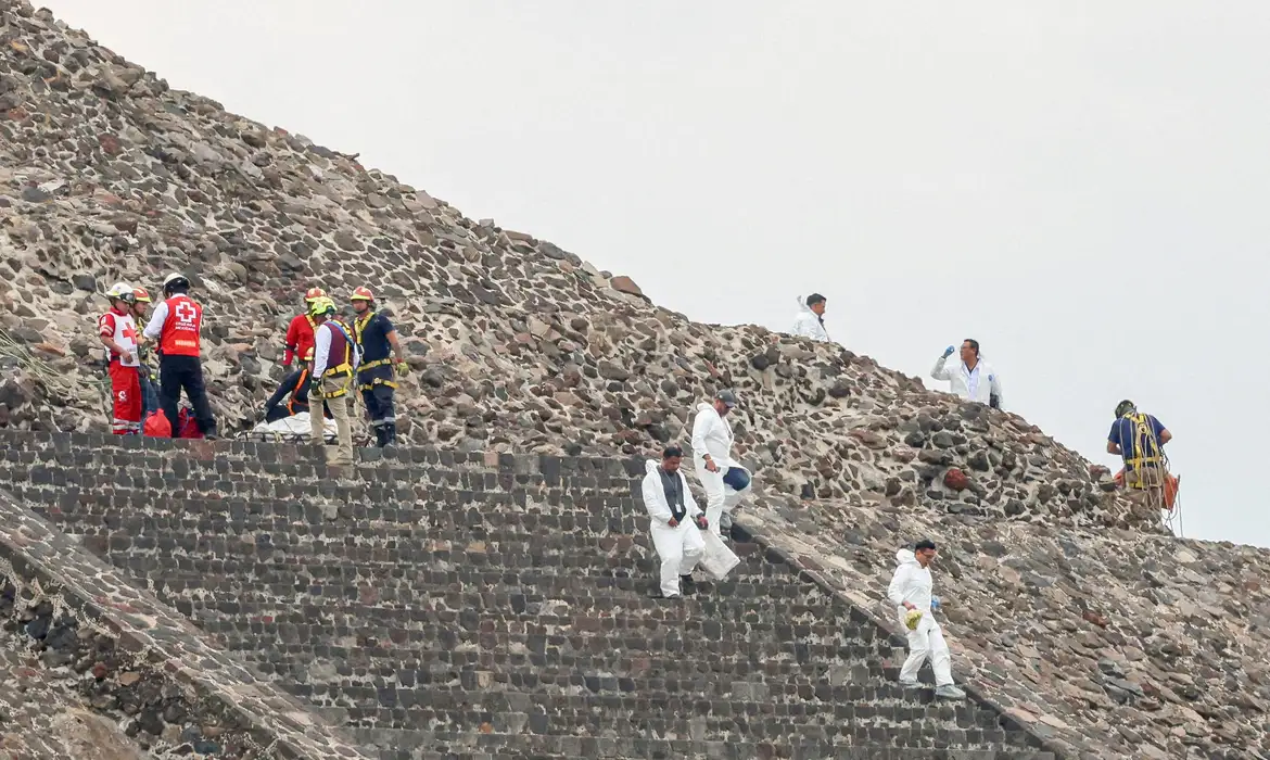 Estão bem brasileiras feridas a tiros nas pirâmides do México