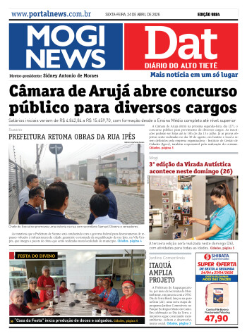 Edição Mogi News / Dat 24 de abril de 2026
