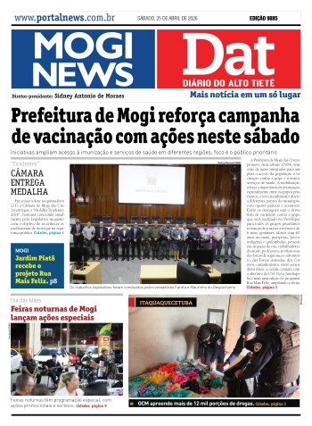 Edição Mogi News / Dat 25 de abril de 2026