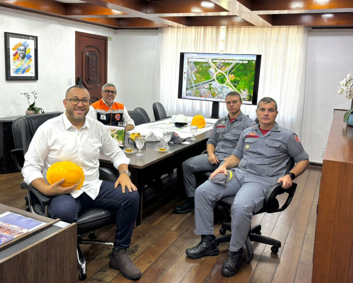 Prefeito Saulo Souza avança na implantação de quartel dos Bombeiros em Poá