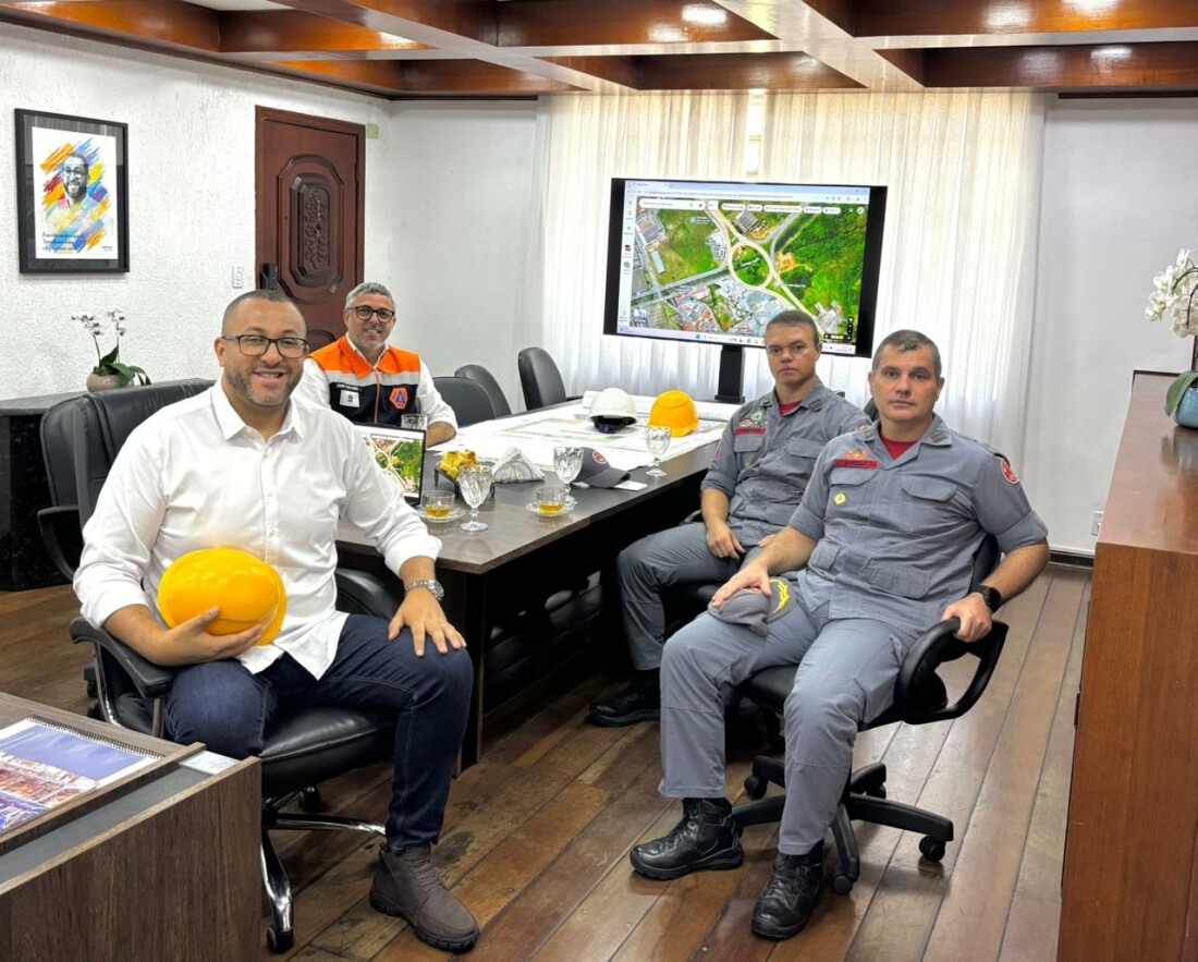 Prefeito Saulo Souza avança na implantação de quartel dos Bombeiros em Poá