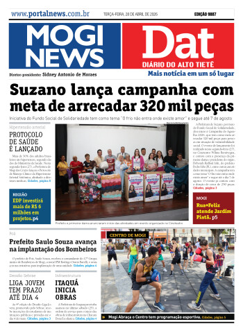 Edição Mogi News / Dat 28 de abril de 2026