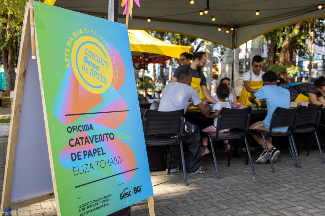 Circuito Sesc transforma Itaquá em palco cultural e reúne 1,5 mil pessoas