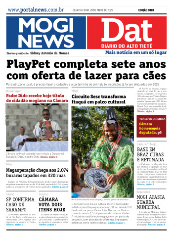 Edição Mogi News / Dat 29 de abril de 2026