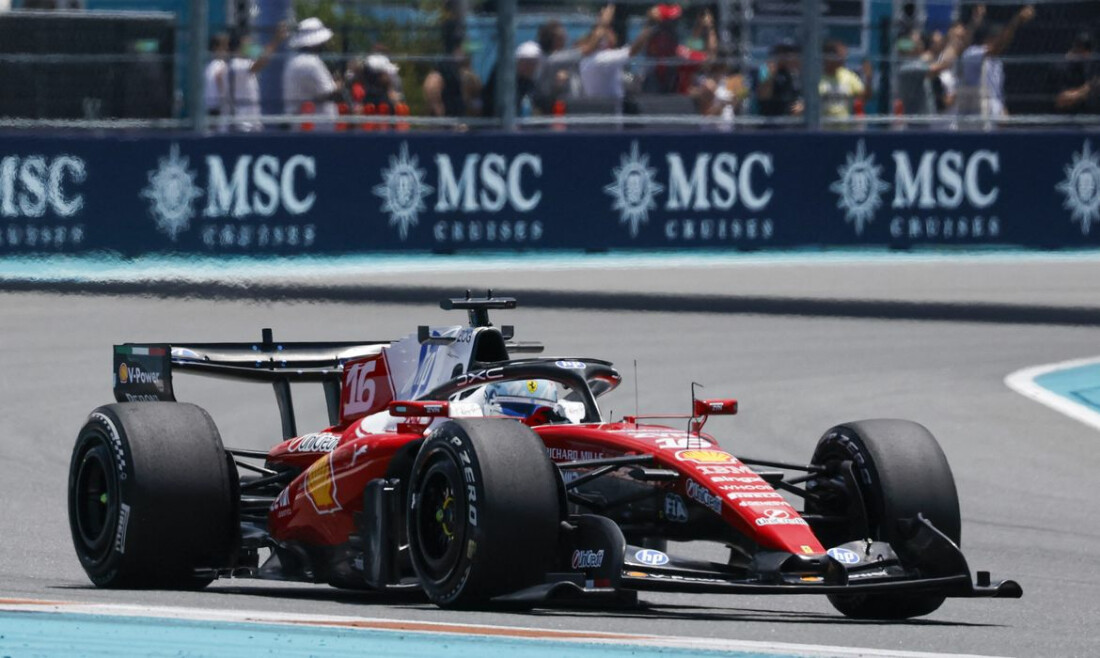 Leclerc é o mais rápido nos treinos do Grande Prêmio de Miami de F1