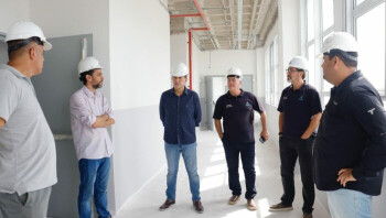 Construção do Hospital Federal atinge 85% de conclusão e passa por vistoria