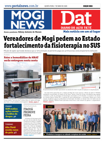 Edição Mogi News Dat 07 de maio de 2026