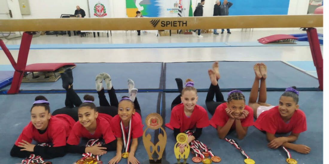 Equipe de Ginástica Artística de Mogi é bicampeã dos Jogos Regionais