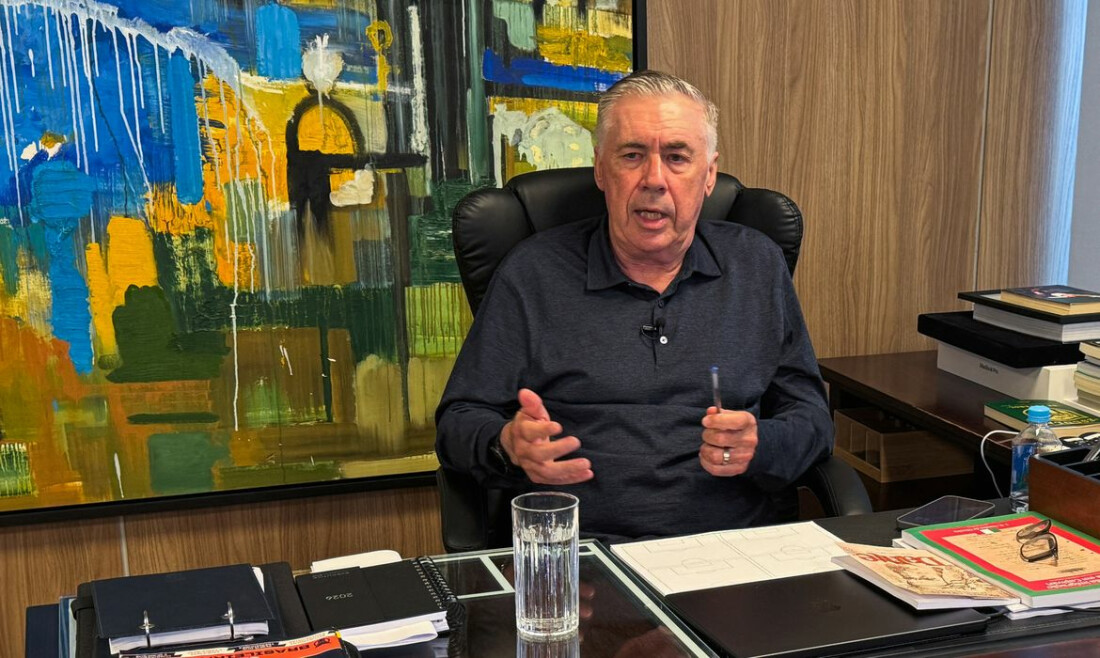 Ancelotti está perto de prorrogar contrato com a seleção brasileira