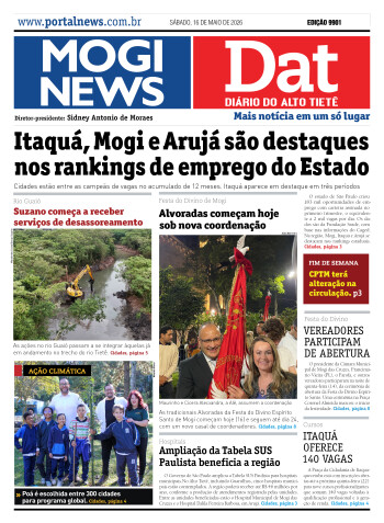 Edição Mogi News Dat 16 de maio de 2026
