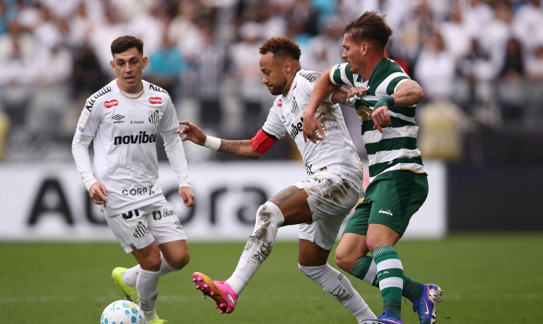 Coritiba ofusca festa para Neymar e derrota Santos pelo Brasileirão