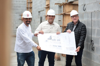 Obra da UPA de Palmeiras avança e chega a 30% de conclusão