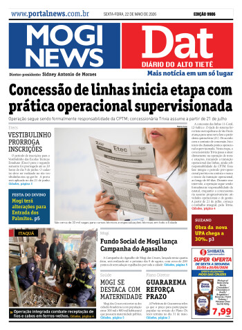 Edição Mogi News Dat 22 de maio de 2026