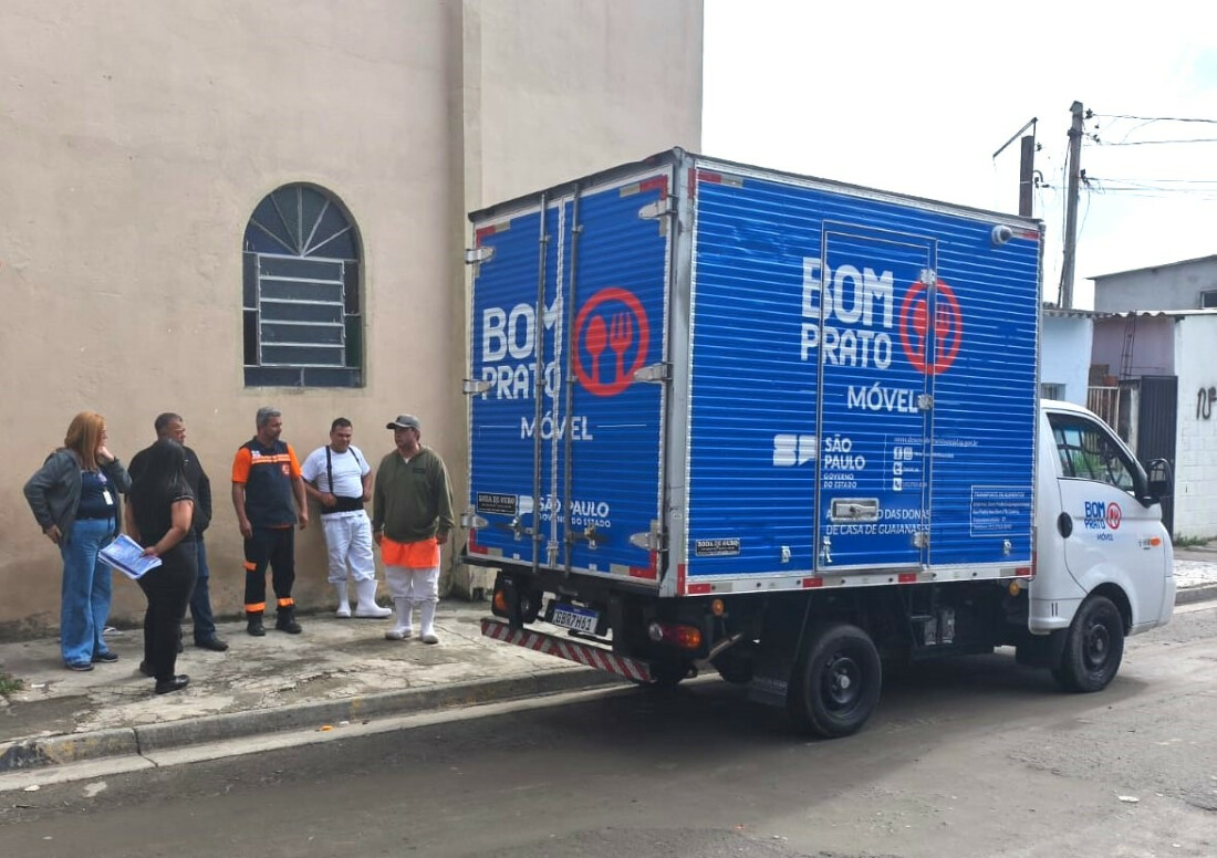 Bom Prato Móvel chega a Itaquá com refeições a R$ 1 nesta segunda-feira (25)