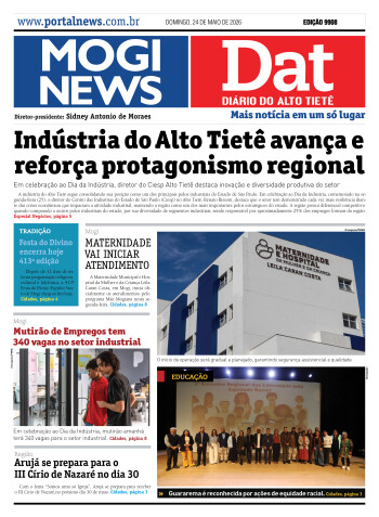Edição Mogi News Dat 24 de maio de 2026