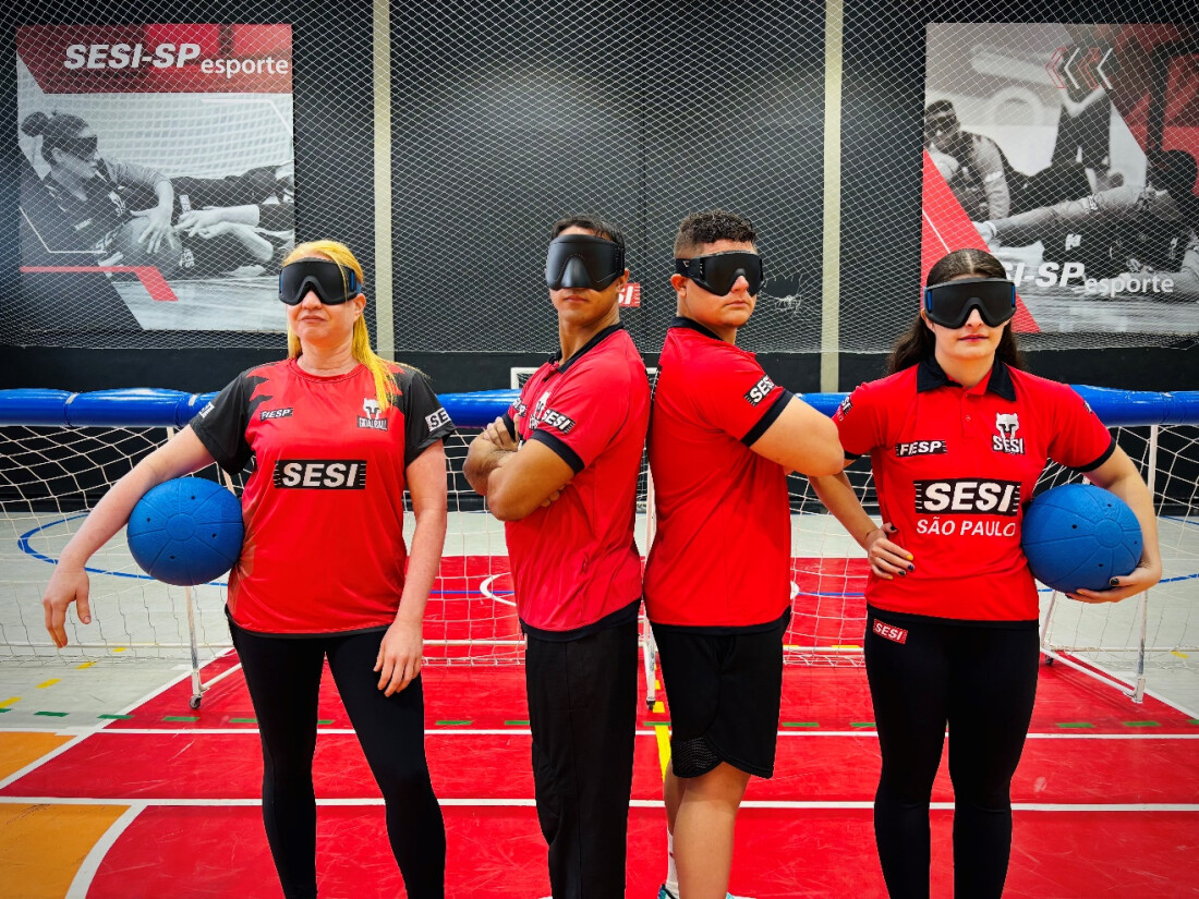SESI Mogi terá 4 atletas representando o Brasil no Mundial de Goalball, na China