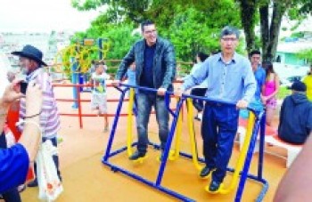 Jardim Nascente ganha academia ao ar livre