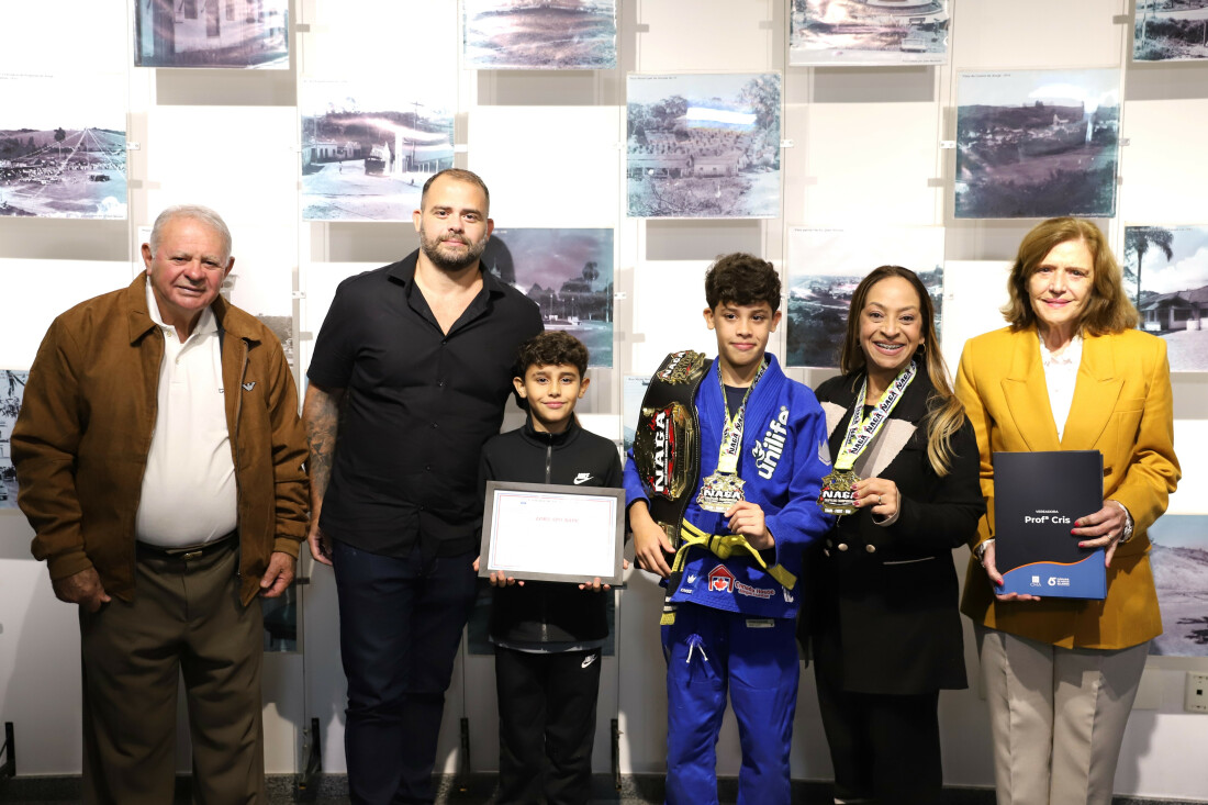 Atleta arujaense Lorenzo Nape é homenageado pelo Legislativo