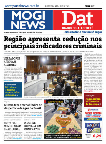 Edição Mogi News / Dat 4 de junho de 2026
