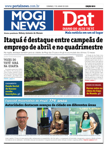 Edição Mogi News / Dat 7 de junho de 2026