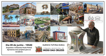 Paulo Pinhal apresenta projetos na Câmara de Mogi das Cruzes