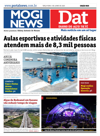 Edição Mogi News / Dat 9 de junho de 2026