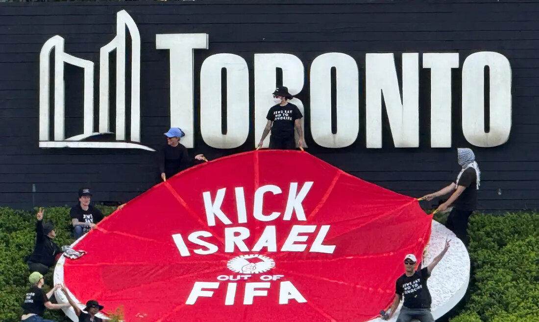 Fifa enfrenta protestos em Toronto por laços com Israel
