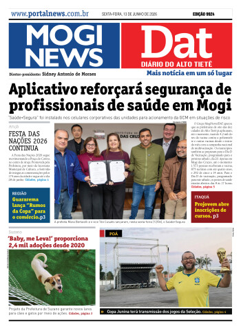 Edição Mogi News / Dat 13 de junho de 2026