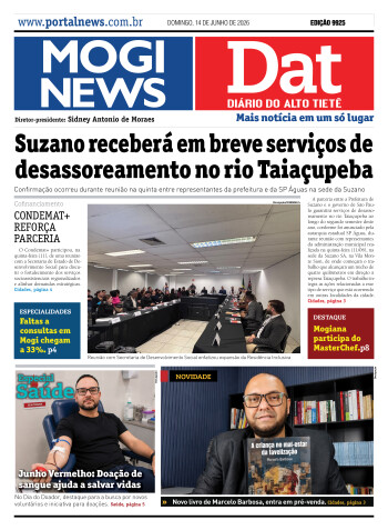 Edição Mogi News / Dat 14 de junho de 2026