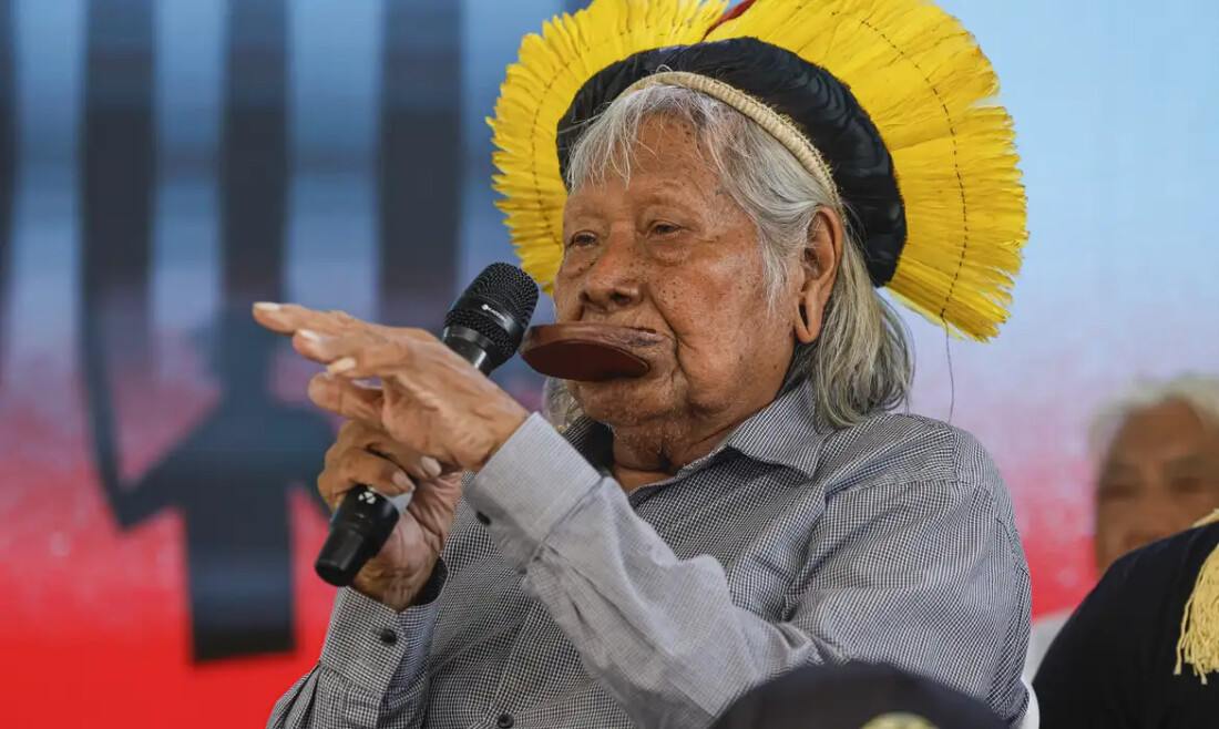 Cacique Raoni volta a ser internado no Mato Grosso, em estado grave