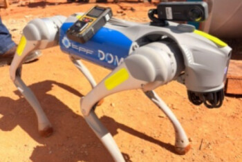 Obras de saneamento em SP ganham reforço tecnológico com cachorro robô