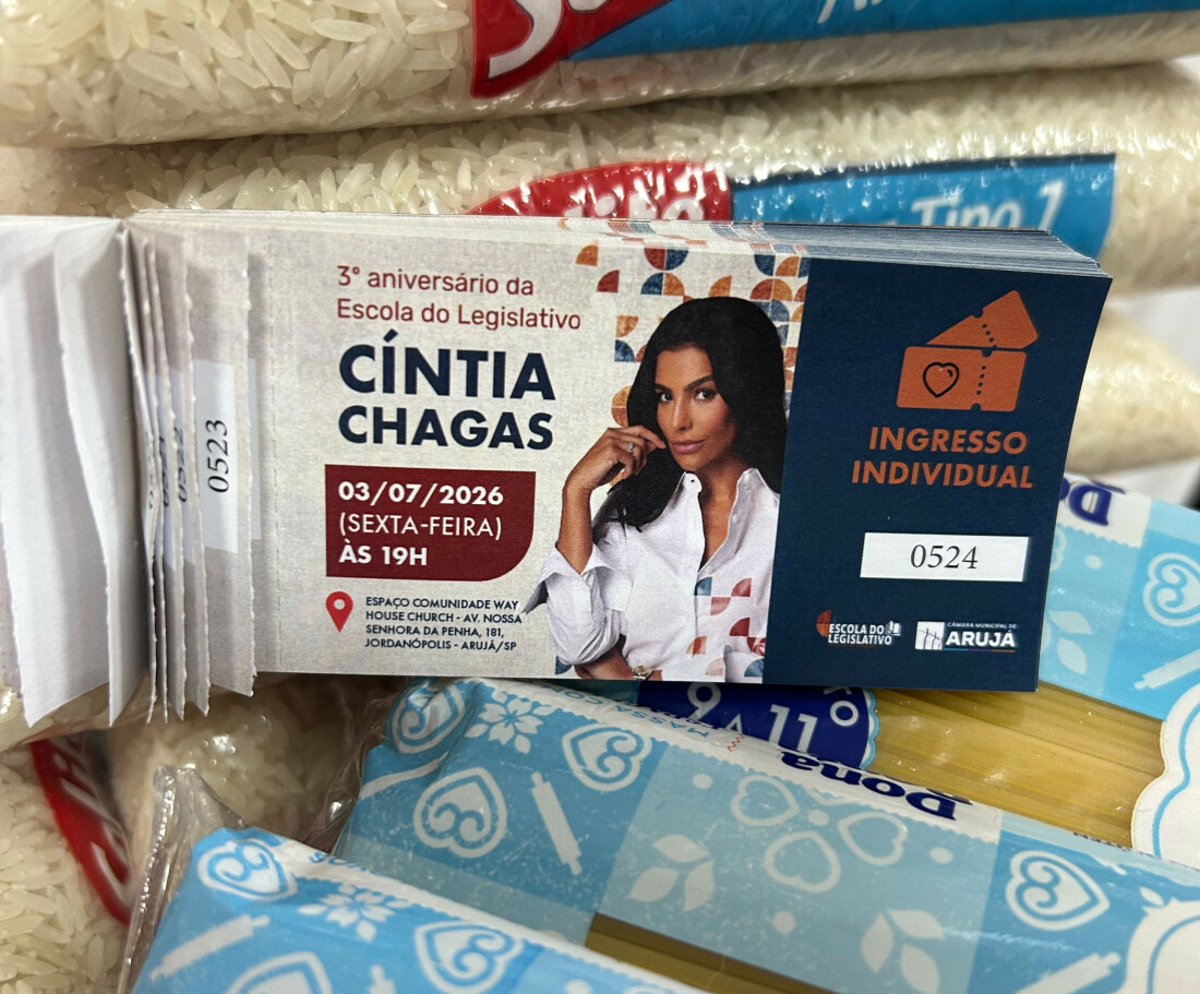Câmara de Arujá amplia horário para troca de ingressos solidários