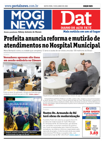 Edição Mogi News / Dat 19 de junho de 2026
