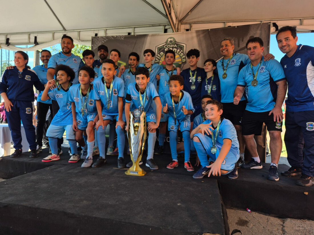 Futsal de Poá conquista título e dois vice-campeonatos na Copa Vila Santista 
