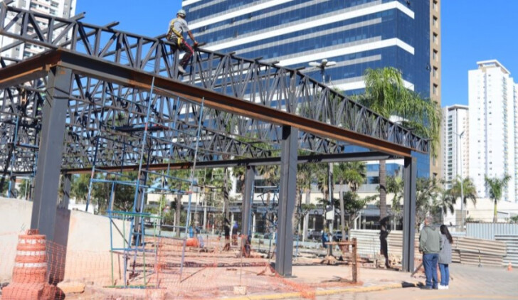 Obras de revitalização e nova cobertura avançam no Mercado do Produtor de Mogi 