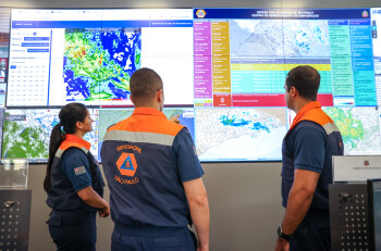 Defesa Civil alerta para primeira frente fria do inverno com chuva, ventos e queda de temperatura