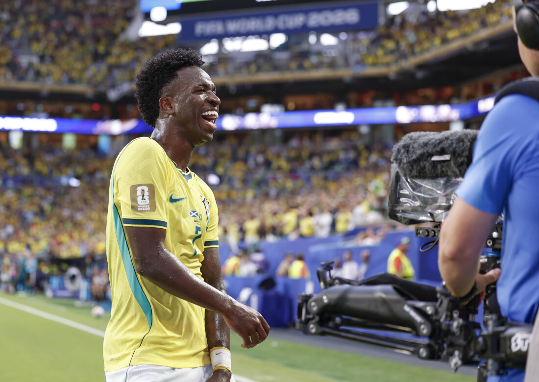 Vini Jr. assume artilharia da era Ancelotti e repete feitos de Rivaldo, Jairzinho, Romário e Ronaldo em Copas