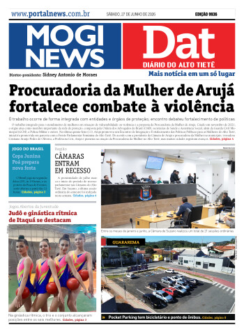 Edição Mogi News / Dat 27 de junho de 2026