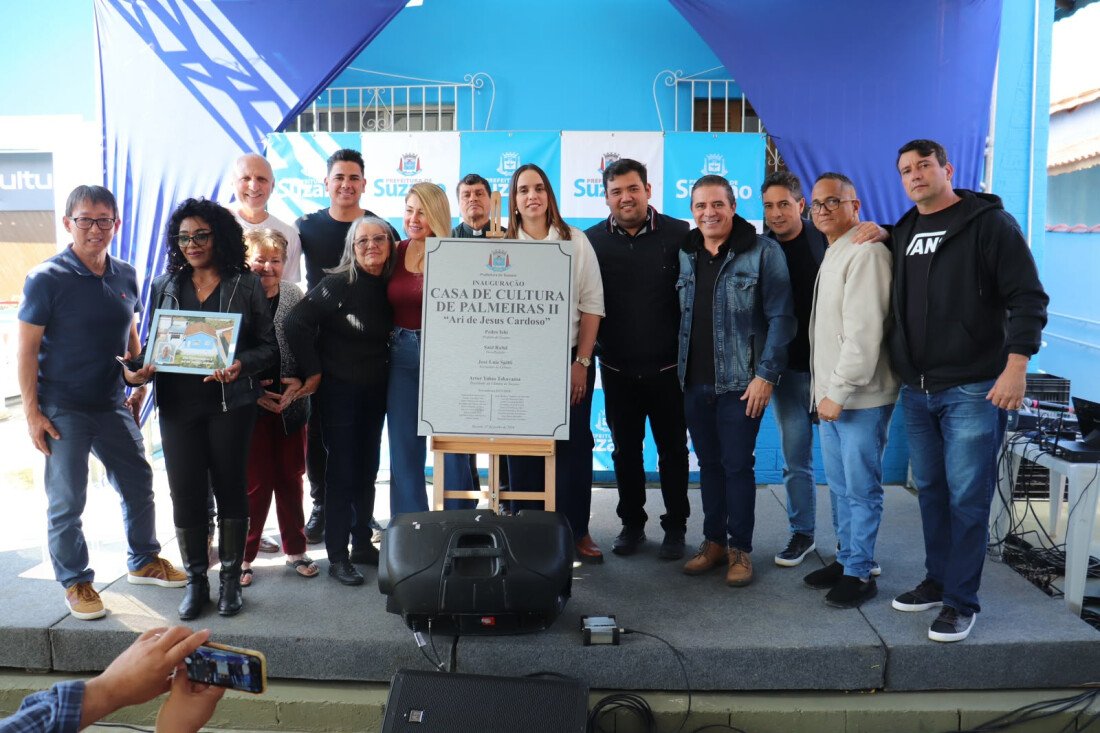 Prefeitura de Suzano inaugura nova Casa de Cultura do distrito de Palmeiras 