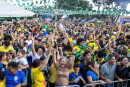 Mais de 8 mil pessoas acompanham classificação do Brasil em Itaquá