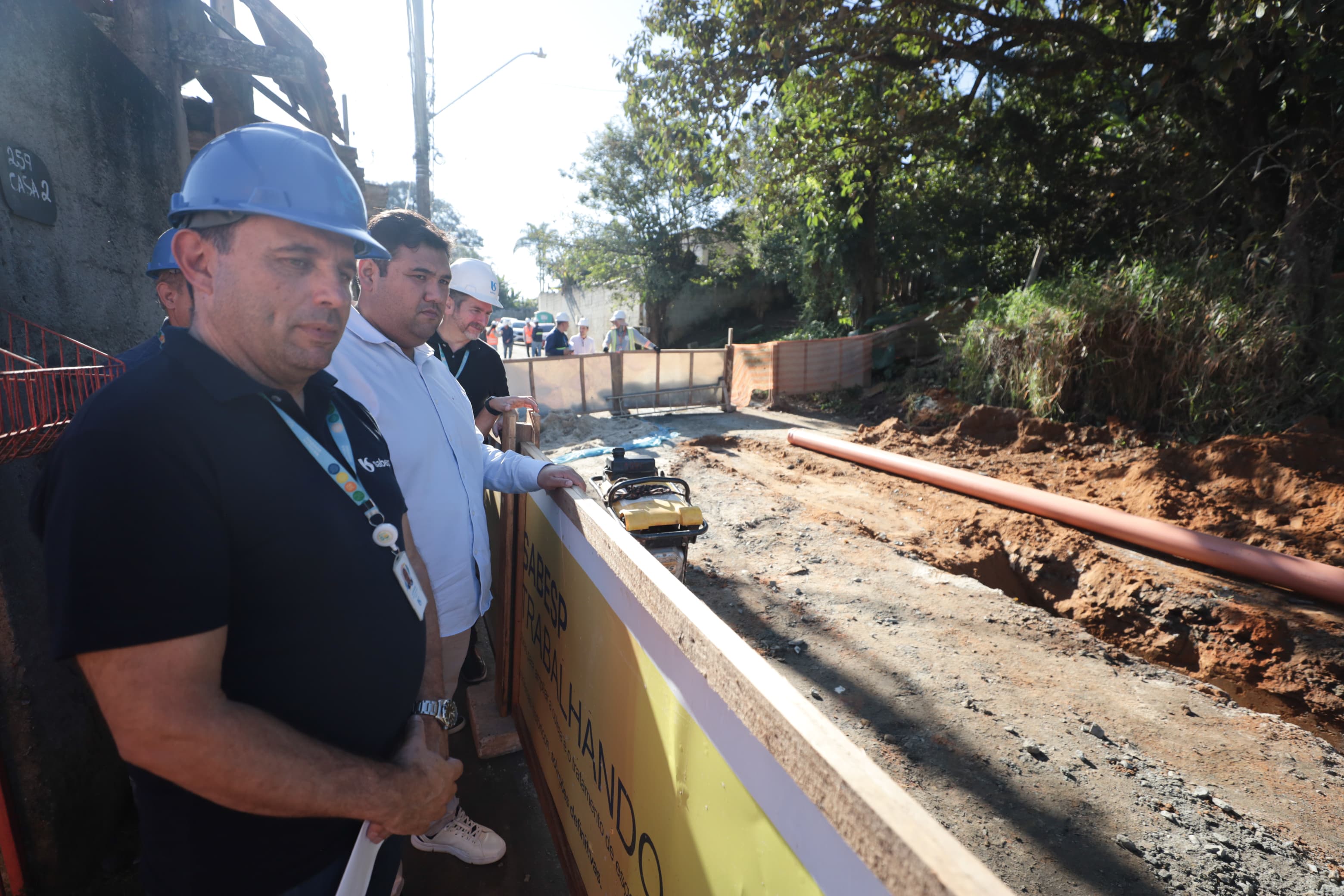 Obras de saneamento avançam no Recreio Sertãozinho para beneficiar 2,5 mil famílias