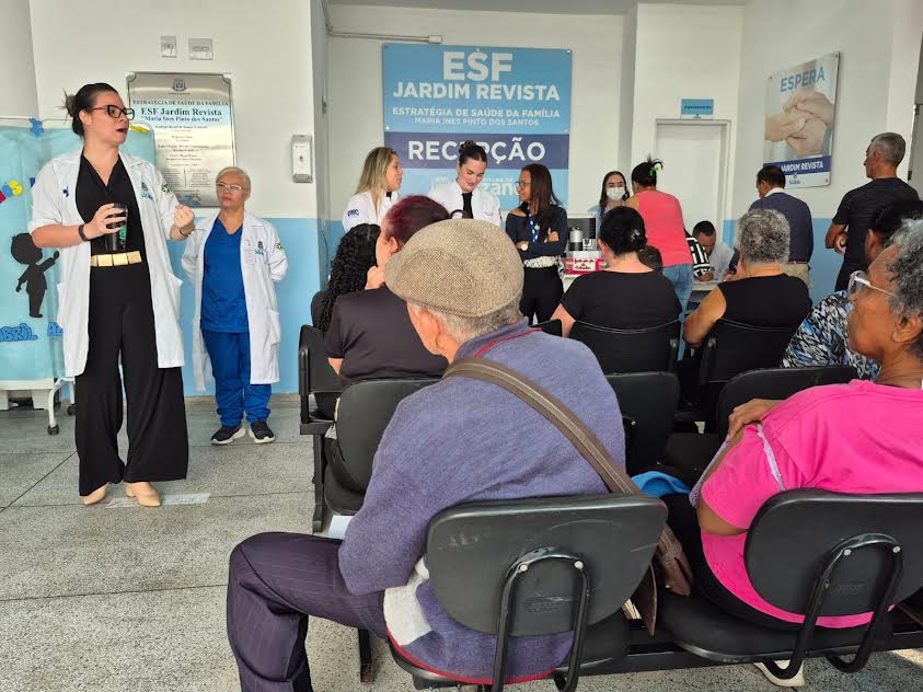 USFs recebem ações sobre hepatites virais durante 'Julho Amarelo'