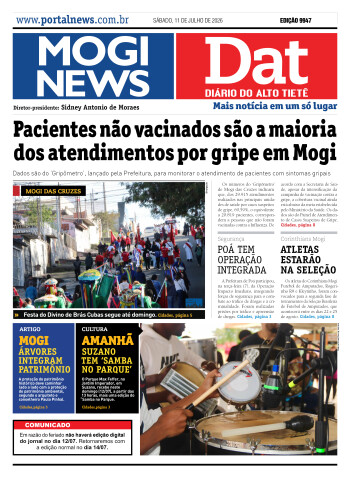 Edição 11 de julho de 2026 Jornal MOgi News Dat 