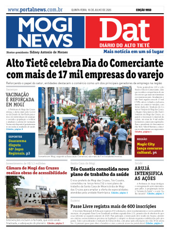 Edição Mogi News / Dat 16 de julho de 2026