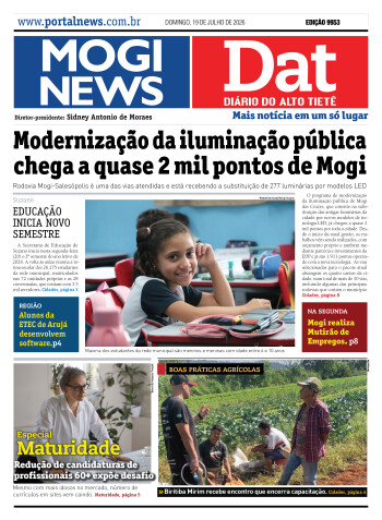 Edição Mogi News / Dat 19 de julho de 2026