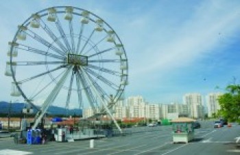 Roda-gigante proporciona vista privilegiada de Mogi