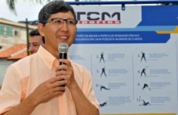 Jardim Odete II recebe academia ao ar livre para a terceira idade